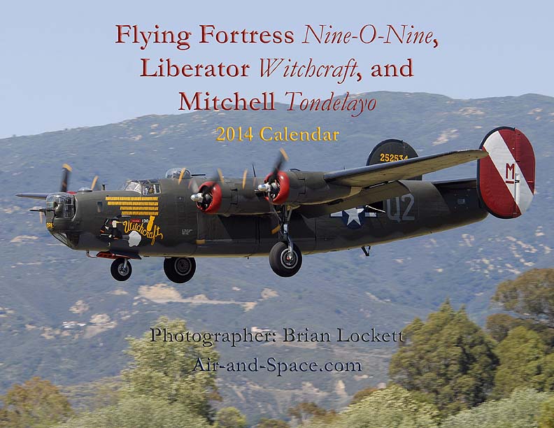 Lockett Books Calendar Catalog: Flying Fortress Nine-O-Nine. Liberator Witchcraft, and Mitchell Tondelayo